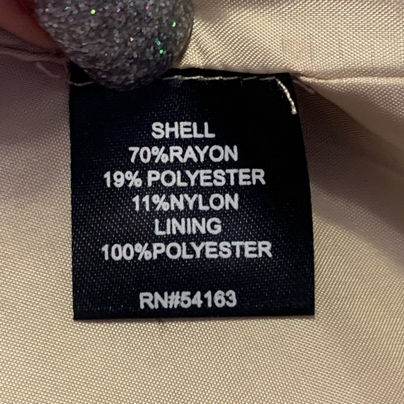 LESLIE FAY ⭐️ Vintage Gold Sequin Open Blazer - Picture 7 of 8